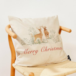 Cushion cover Muaré Christmas Deer 50 x 50 cm