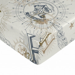 Base sheet Harry Potter White Beige 180 x 200 cm