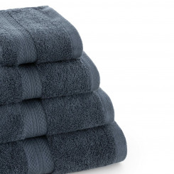 Bath towel Terracota Denim Blue 50 x 100 cm 50 x 1 x 10 cm 2 Units