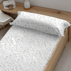 Elastic bed sheet Kids&Cotton Italo Multicolor 90 x 200 cm