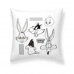 Cushion cover Looney Tunes White 45 x 45 cm