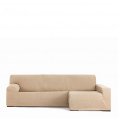 Cover with long armrests for the right-hand deck chair Eysa TROYA Beige 170 x 110 x 310 cm