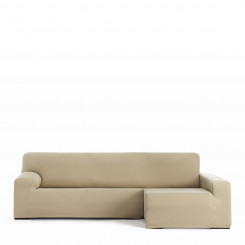 Cover with long armrests for the right-hand deck chair Eysa BRONX Beige 170 x 110 x 310 cm
