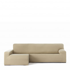 Cover with long armrests for the left-hand deck chair Eysa BRONX Beige 170 x 110 x 310 cm