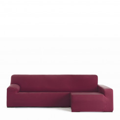 Cover with long armrests for the right-hand deck chair Eysa BRONX Burgundy 170 x 110 x 310 cm