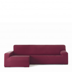 Cover with long armrests for the left-hand deck chair Eysa BRONX Burgundy 170 x 110 x 310 cm