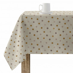 Stain-resistant tablecloth Belum 200 x 140 cm Beige Spotted