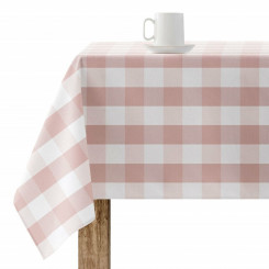 Stain-resistant tablecloth Belum 200 x 140 cm Pink Squares