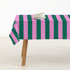 Tablecloth Belum Pink 300 x 155 cm Stripes