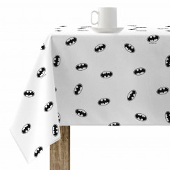 Stain-resistant resin-coated tablecloth Belum Batman White 140 x 140 cm
