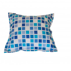 Cushion cover Alexandra House Living Blue 50 x 75 cm 55 x 55 + 5 cm Squares