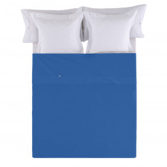 Straight bed sheet Alexandra House Living Blue 280 x 270 cm