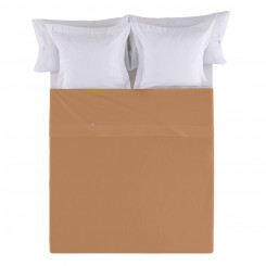 Straight bed sheet Alexandra House Living Brown 260 x 270 cm