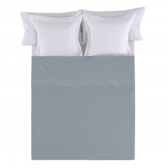 Straight bed sheet Alexandra House Living Steel Steel gray 260 x 280 cm