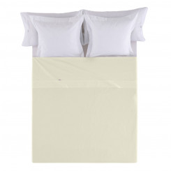 Straight bed sheet Alexandra House Living Ivory 220 x 280 cm