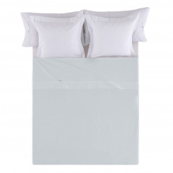 Straight bed sheet Alexandra House Living Pearl gray 220 x 280 cm