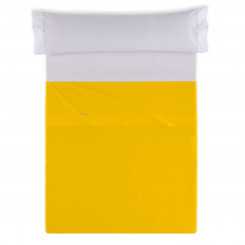 Straight bed sheet Fijalo Mustard 240 x 270 cm