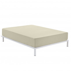 Elastic bed sheet Fijalo Beige 160 x 200 cm