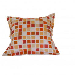 Cushion cover Alexandra House Living Muld 55 x 55 cm 55 x 55 + 5 cm Squares