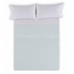 Straight bed sheet Alexandra House Living Pearl gray 240 x 280 cm