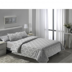 Duvet cover set Alexandra House Living Viena Pearl gray Bed 135/140 cm 5 Pieces