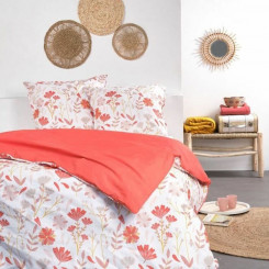 Duvet cover set TODAY Spring Coral red 220 x 240 cm 3 Pieces, parts