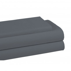 Комплект постельного белья Alexandra House Living Qutun Темно-серый Кровать 90 см 3 шт., детали