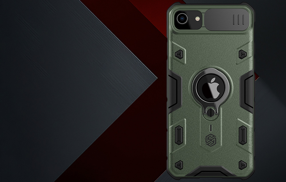 Nillkin/Nillkin-CamShield-Armor-Case-iPhone-SE-Green/1