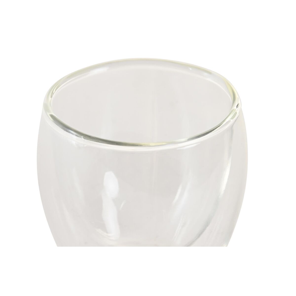 Set of glasses DKD Home Decor Transparent Crystal Borosilicate Glass 100 ml 2 Pieces