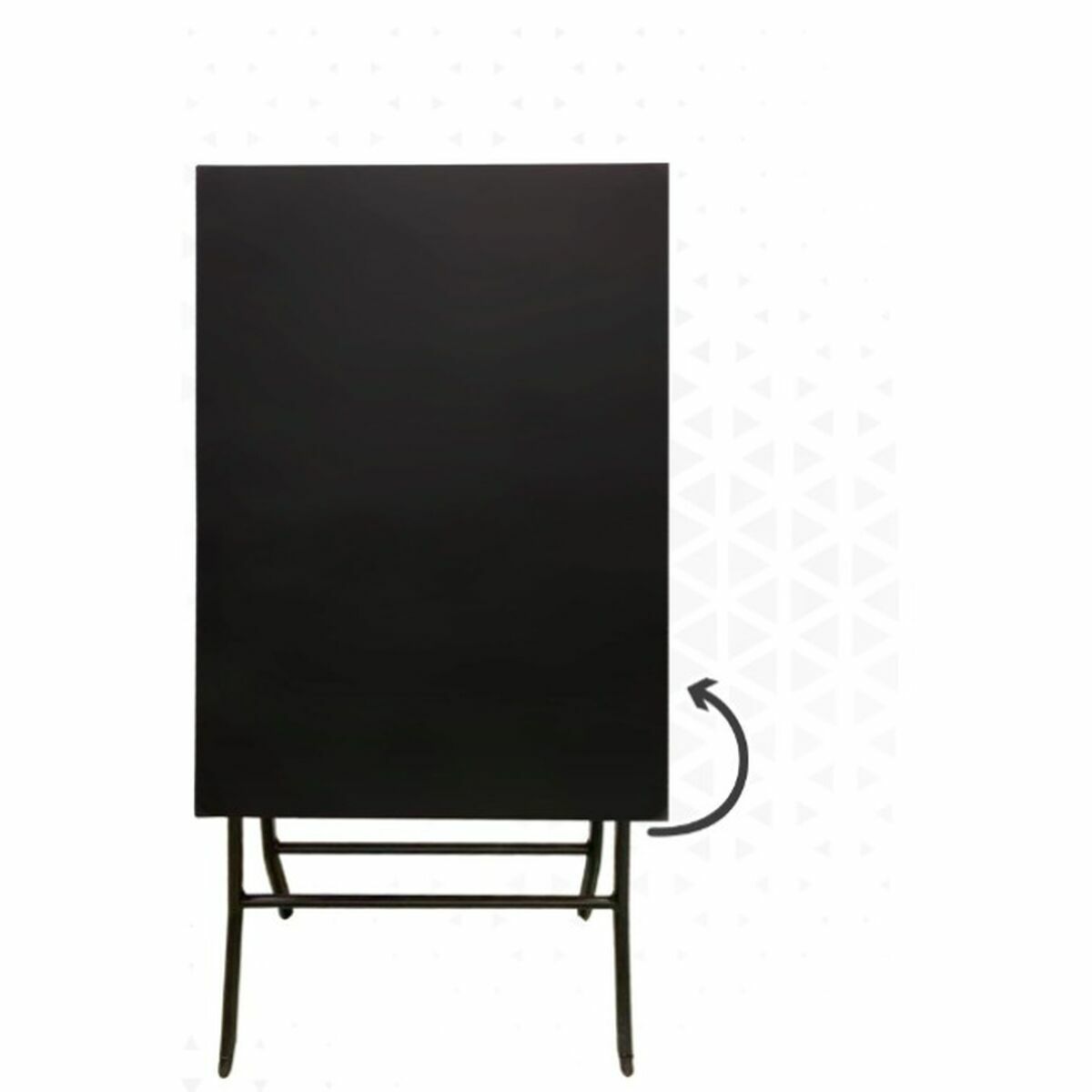 Folding Table Aktive Squared Steel 70 x 50 x 70 cm