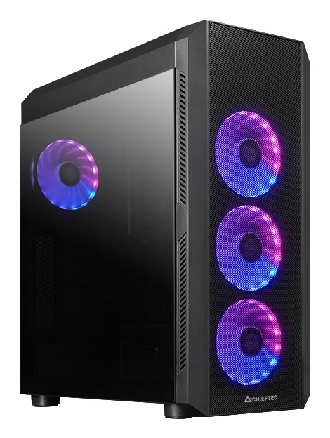 Case CHIEFTEC MidiTower Not included ATX MicroATX MiniITX Colour Black GL-04B-OP