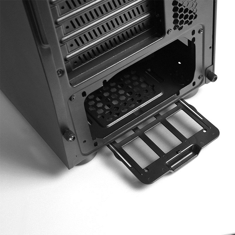 Case CHIEFTEC MidiTower Not included ATX MicroATX MiniITX Colour Black GL-04B-OP