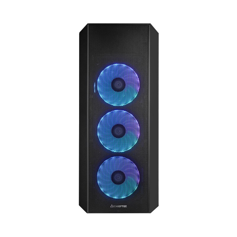 Case CHIEFTEC MidiTower Not included ATX MicroATX MiniITX Colour Black GL-04B-OP