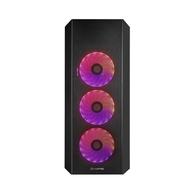 Case CHIEFTEC MidiTower Not included ATX MicroATX MiniITX Colour Black GL-04B-OP