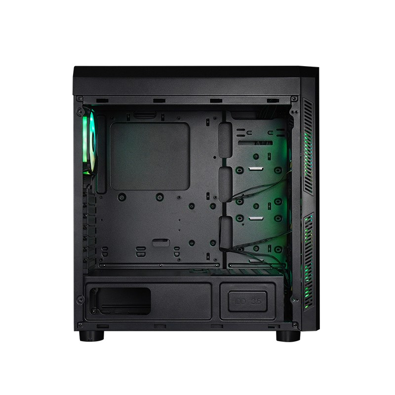 Case CHIEFTEC MidiTower Not included ATX MicroATX MiniITX Colour Black GL-04B-OP