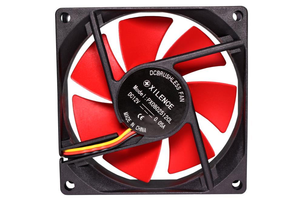 Case Fan 80Mm Redwing 3Pin+4P / 12V Xf037 Xilence