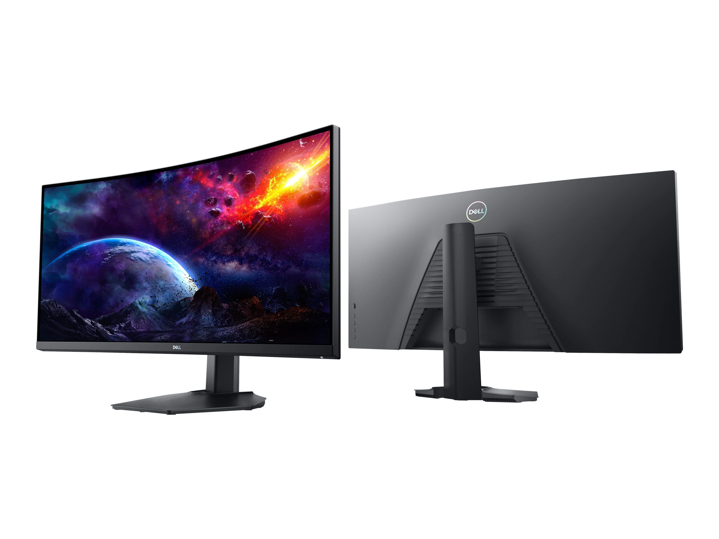LCD Monitor DELL S3422DWG 34 Gaming/Curved/21 : 9 Panel VA 3440x1440 21:9 2 ms Height adjustable Tilt 210-AZZE