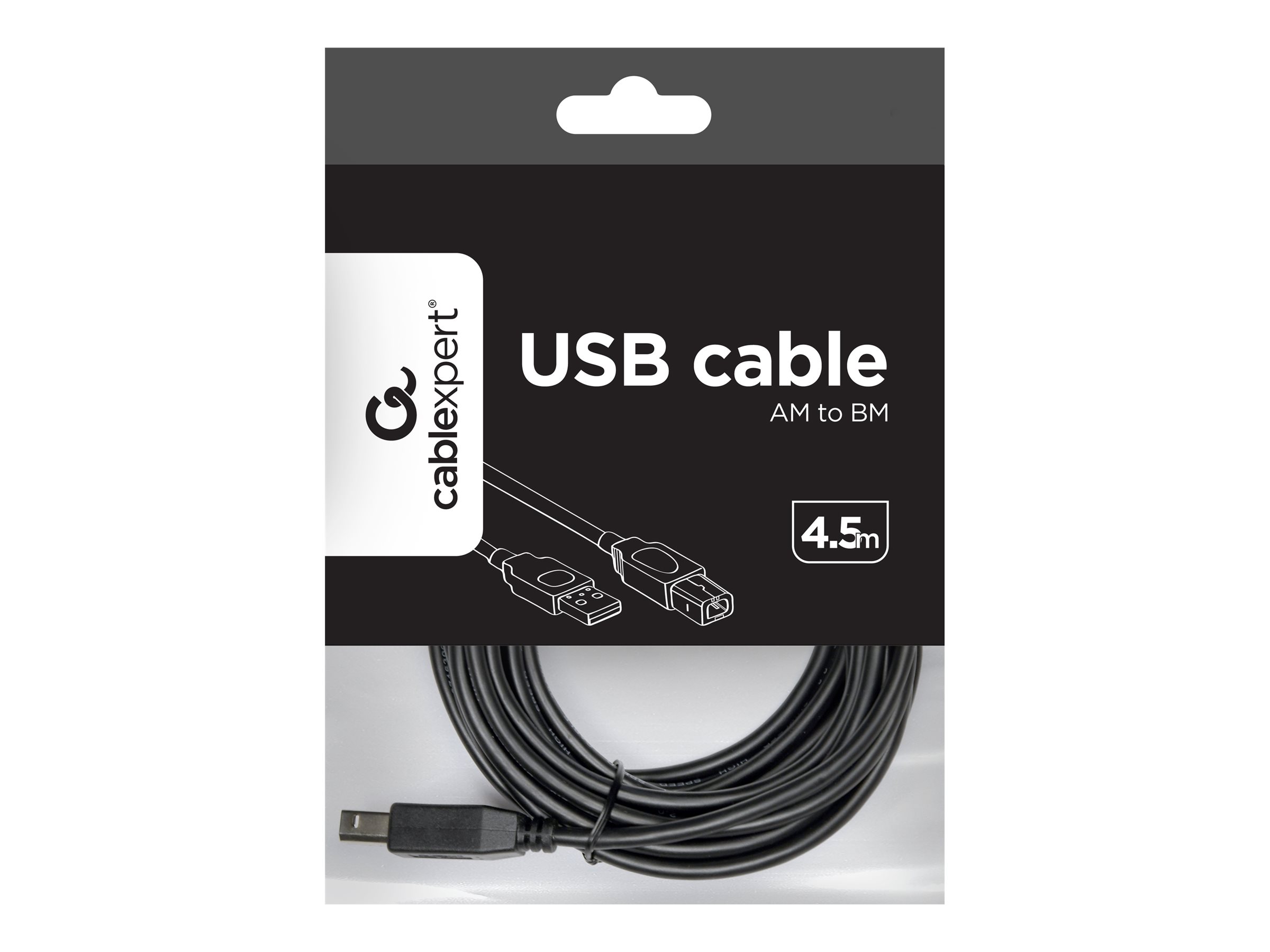 Cable Usb2 Am-Bm 4.5M / Ccp-Usb2-Ambm-15 Gembird