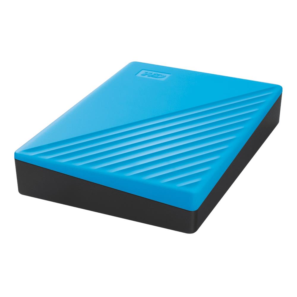 External HDD WESTERN DIGITAL My Passport 4TB USB 2.0 USB 3.0 USB 3.2 Colour Blue WDBPKJ0040BBL-WESN