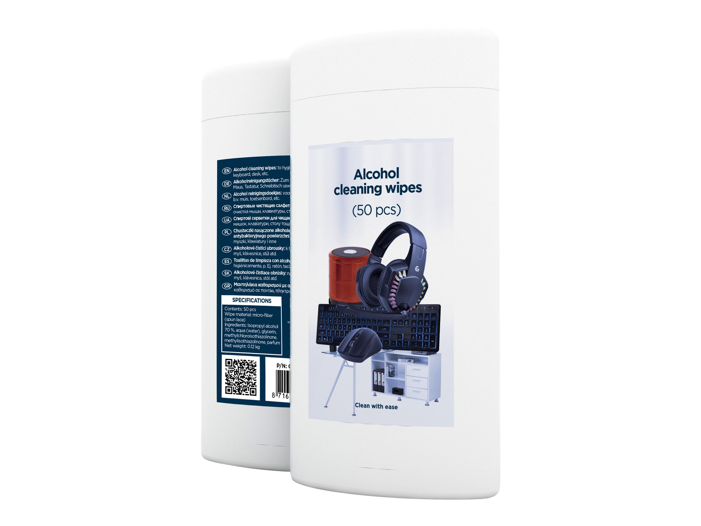 Cleaning Wipes 50Pcs / Ck-Aww50-01 Gembird