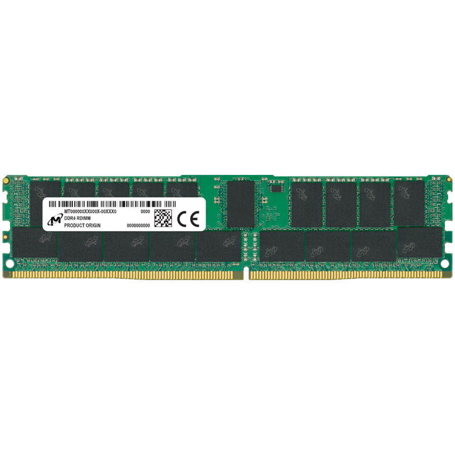 Server Memory Module MICRON DDR4 64GB RDIMM/ECC 3200 MHz CL 22 1.2 V MTA36ASF8G72PZ-3G2R