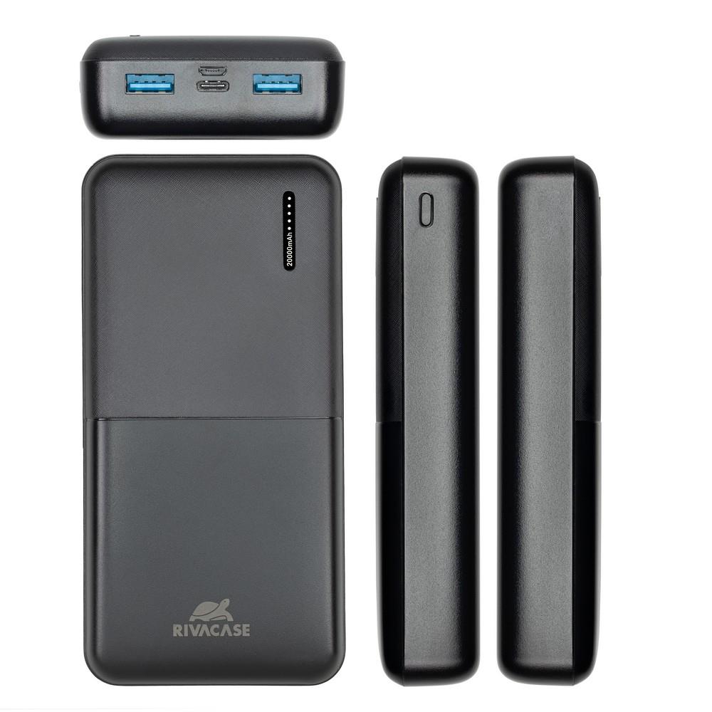 Power Bank Usb 20000Mah / Va2572 Black Rivacase