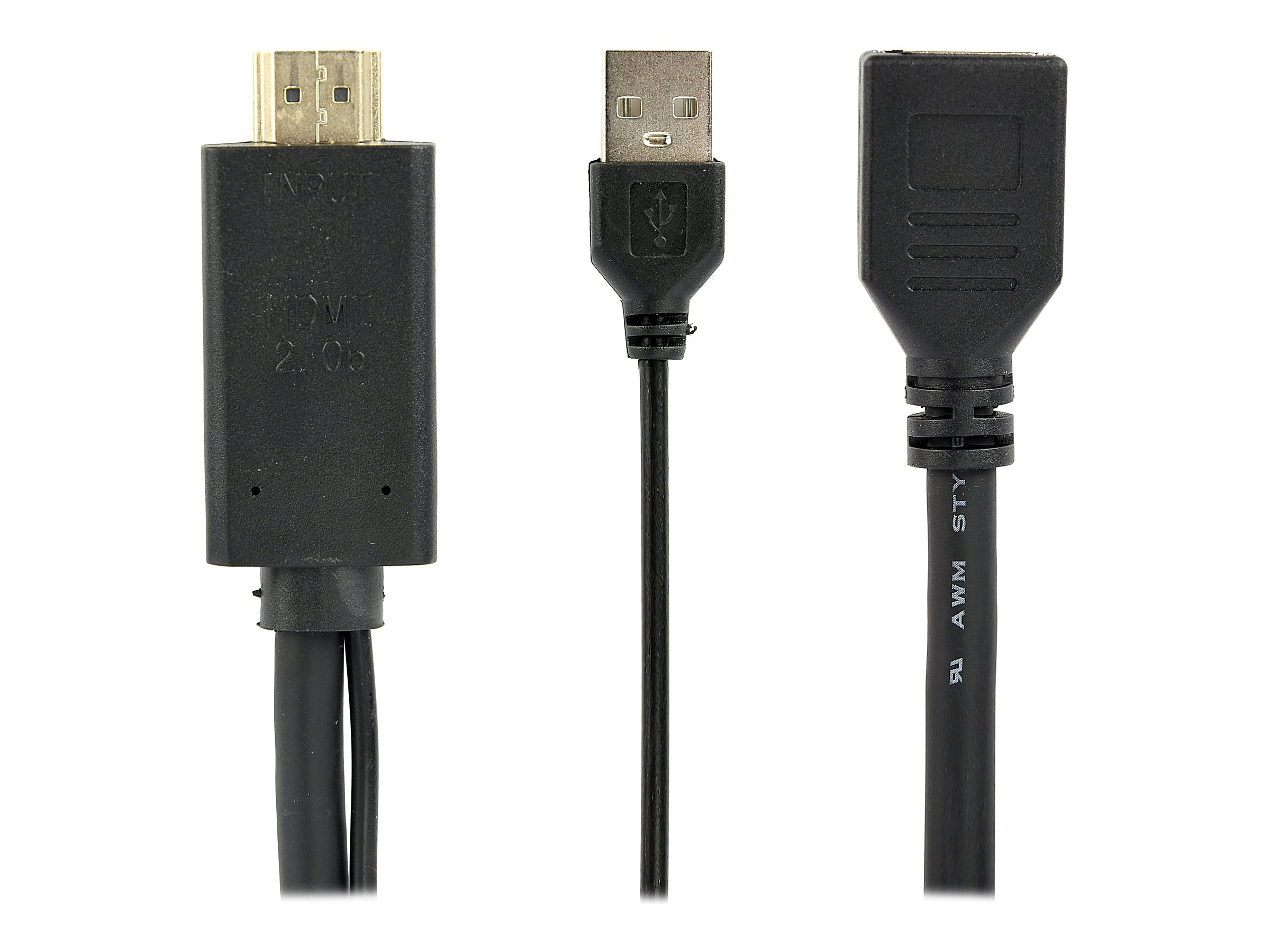 I / O Adapter Hdmi To Dp / Black A-Hdmim-Dpf-01 Gembird
