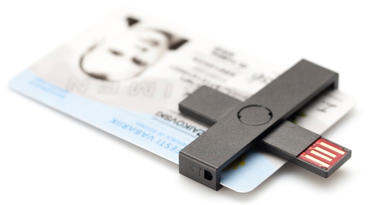 +ID Smart Card Reader black, BLISTER