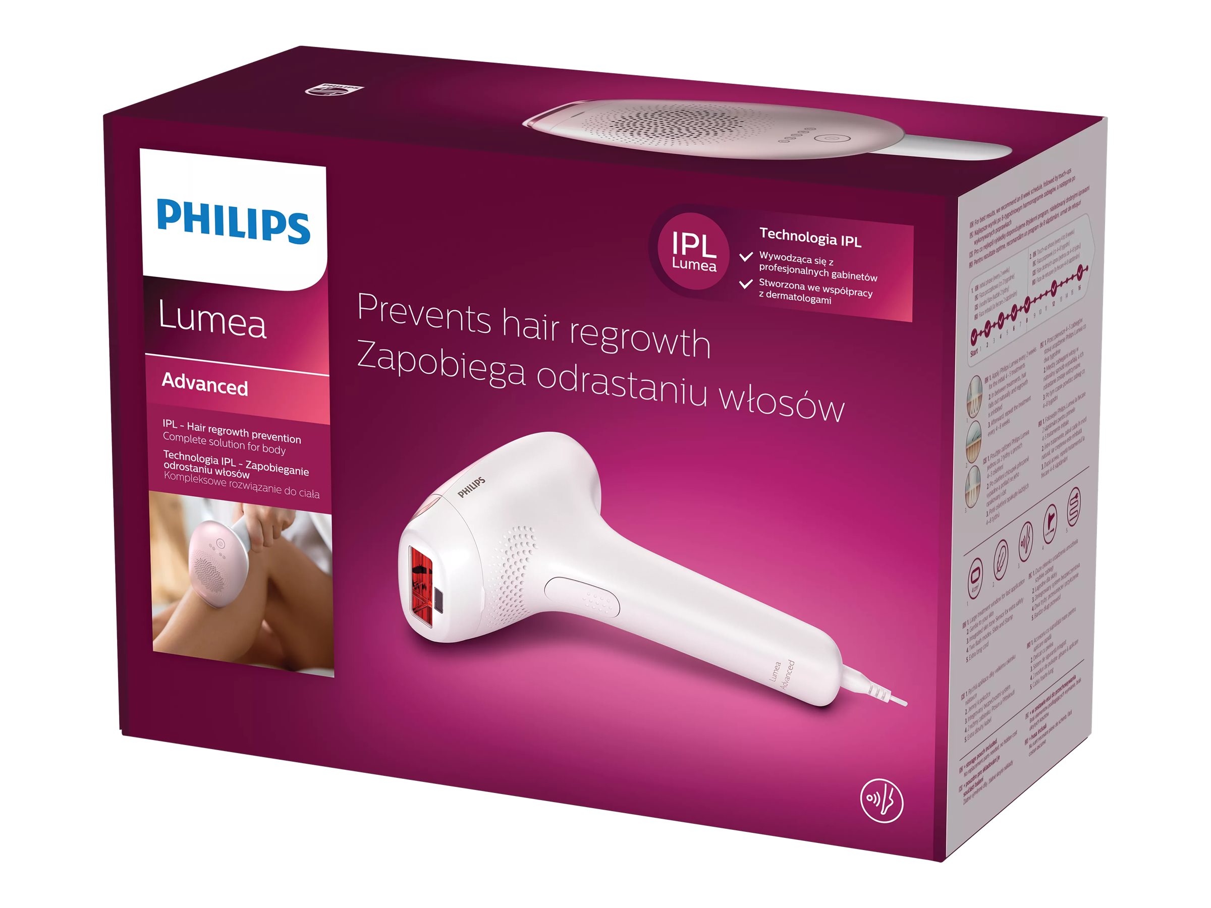 Philips Lumea Advanced IPL - Hair removal device SC1994/00 For body With skin tone sensor