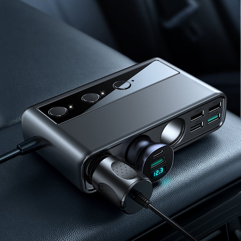 Car charger JOYROOM JR-CL06 Multi-Port (black)