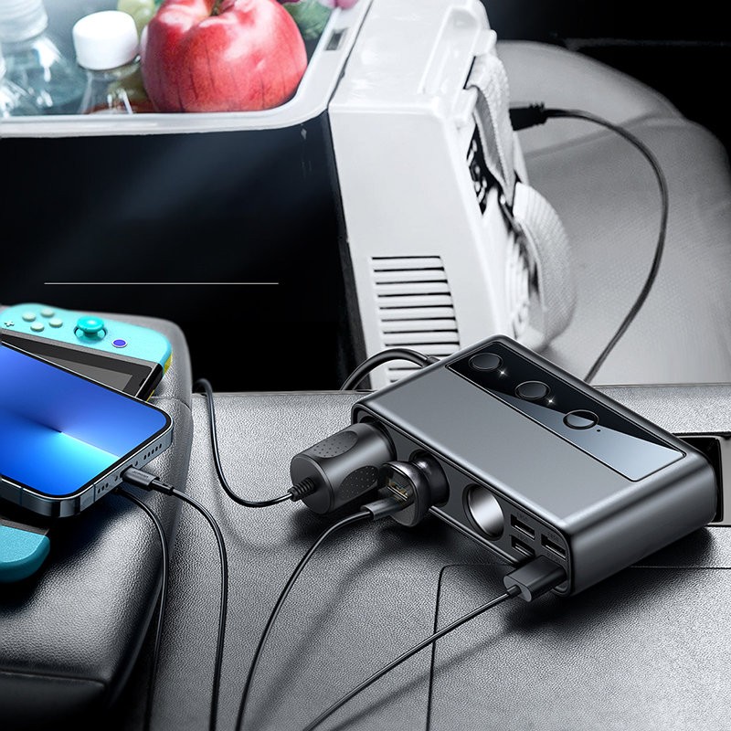 Car charger JOYROOM JR-CL06 Multi-Port (black)