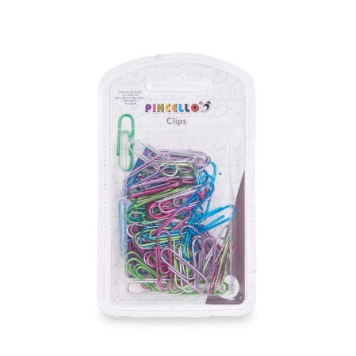Clips Pincello 384 Multicolour Metal Small (24 Units)