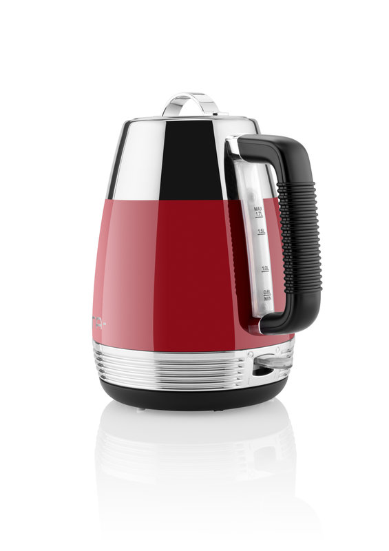 ETA Storio Kettle ETA918690030 Standard 2150 W 1.7 L Stainless steel 360° rotational base Red
