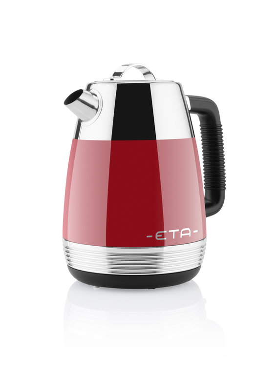 ETA Storio Kettle ETA918690030 Standard 2150 W 1.7 L Stainless steel 360° rotational base Red
